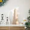 vidaXL Arbre de Noël en bois pour décoration 49 cm bois massif de pin