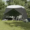 vidaXL Tente moustiquaire avec toit avec évent Gris 320 x 320 x 218 cm