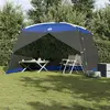 vidaXL Tente moustiquaire avec toit Bleu azure 380 x 380 x 225 cm