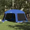 vidaXL Tente de piscine moustiquaire amovible parois maille bleu azur