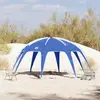 vidaXL Tente de fête bleu azuré imperméable