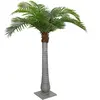 vidaXL Palmier artificiel 15 feuilles 200 cm vert