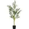 vidaXL Olivier artificiel 450 feuilles 120 cm vert