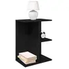 vidaXL Vidaxl Table De Chevet Chêne Noir 46,5x29x61 Cm Bois D’Ingénierie