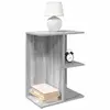 vidaXL Table de chevet sonoma gris 46,5x29x61 cm bois d'ingénierie