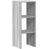 vidaXL Bibliothèque empilable sonoma gris 30x30x80 cm bois ingénierie