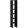 vidaXL Bibliothèques 2 pcs empilable chêne noir bois d'ingénierie