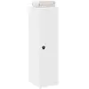 vidaXL Meuble de salle de bain avec porte-rouleau blanc 20,5x22x72 cm