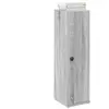 vidaXL Meuble de salle de bain avec porte-rouleau sonoma gris