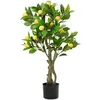 vidaXL Citronnier artificiel 234 feuilles 90 cm vert