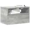 vidaXL Tables de chevet murales 2 pcs gris béton 45x26x28,5 cm