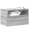 vidaXL Table de chevet murale sonoma gris 45x26x28,5 cm