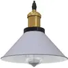 vidaXL Lampe suspendue réglable hauteur E27 gris brillant Ø 22cm métal