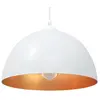 vidaXL Lampes suspendues 2 pcs hauteur réglable E27 blanc Ø 30cm métal