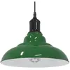 vidaXL Lampe suspendue réglable hauteur E27 vert brillant Ø 31cm métal