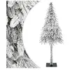 vidaXL Sapin de Noël artificiel Blanc 76 x 76 x 180 cm