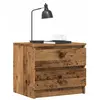 vidaXL Table de chevet vieux bois 50x40x43.5 cm bois d’ingénierie