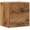 vidaXL Vidaxl Table De Chevet Vieux Bois 40x30x40 Cm Bois D'ingénierie