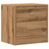 vidaXL Table de chevet chêne artisanal 40x30x40 cm bois d'ingénierie