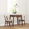 vidaXL Chaises à manger coussins 2 pcs marron bois massif caoutchouc