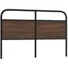 vidaXL Tête de lit chêne marron 150 cm acier et bois d'ingénierie