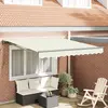 vidaXL Auvent Rétractable Crème 300x250 cm Aluminium et polyester