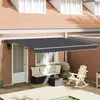 vidaXL Auvent Rétractable Anthracite 400x300 cm