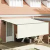 vidaXL Auvent Rétractable Beige 400 × 300 cm Polyester