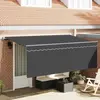 vidaXL Auvent Rétractable Anthracite 350 x 200 cm