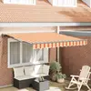 vidaXL Auvent automatique , 300 x 250 cm, en jaune et orange