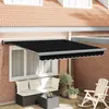 vidaXL Store Manuel Rétractable Noir 300x250 cm