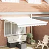 vidaXL Auvent Blanc 350 x 250 x 165 cm Polyester et Aluminium