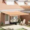 vidaXL Auvent Rétractable Jaune et Orange 450x300 cm