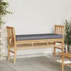 vidaXL Banc De Jardin Vidaxl Avec Coussin En Bambou De 110 Cm
