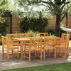 vidaXL Chaise de jardin 8 pcs 56 x 56 x 90 cm Bois d'Acacia Massif