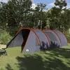 vidaXL Tente tunnel avec toit Gris et orange 778 x 356 x 210 cm