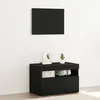 vidaXL Cabinet de chevet Chêne noir 60 x 35 x 40 cm Bois d'ingénierie