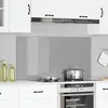 vidaXL Vidaxl Dossier De Cuisine Gris Clair 120x60x0,6 Cm Verre Trempé