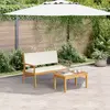 vidaXL Banc De Jardin Vidaxl Avec Coussins En Bois D'acacia Massif