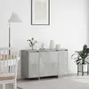 vidaXL Vidaxl Buffet Gris Béton Gris Béton Mélamine 120 X 41 X 75 Cm