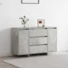 vidaXL Meuble De Rangement Vidaxl Gris Béton Bois D'ingénierie