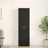 vidaXL Vidaxl Armoire Chêne Noir 55x25x189 Cm Bois D'ingénierie