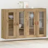 vidaXL Cabinets muraux 2 pcs Chêne artisanal 69,5 x 34 x 90 cm