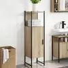 vidaXL Vidaxl Armoire Haute De Rangement Chêne Clair Bois D'ingénierie