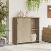 vidaXL Cabinet De Rangement Vidaxl Beige 100x36x102 Cm Rattan