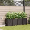 vidaXL Jardinières Vidaxl Avec Système D'irrigation 4 Pcs Marron