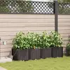 vidaXL Jardinières Vidaxl Avec Système D'irrigation 4 Pcs Marron