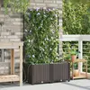 vidaXL Jardinières Vidaxl Avec Système D'irrigation 2 Pcs Marron