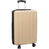 vidaXL Valise Pliante Coquille Dure 24" Champagne 43x27x66 cm ABS