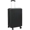 vidaXL Valise Pliable Coquille Dure 20'' Noire 34x23x55.5 cm ABS